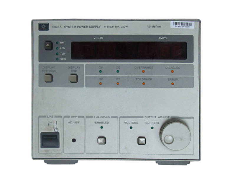 Agilent 6038A 系统自动量程直流电源